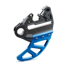 BRAKE CALIPER SUPPORT WITH BRAKE DISC GUARD