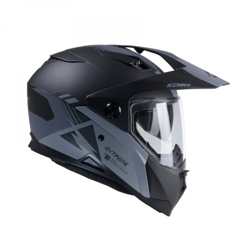 KENNY RACING EXTRENE HELMET GREY SISAK