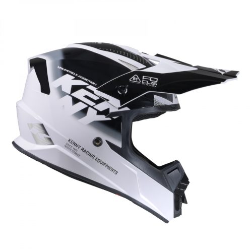 KENNY RACING TRACK HELMET FOCUS BLACK SISAK