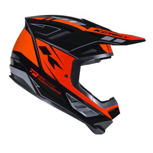 KENNY CASQUE BLACK/ORANGE GRADIENT TITANIUM HELMET SISAK