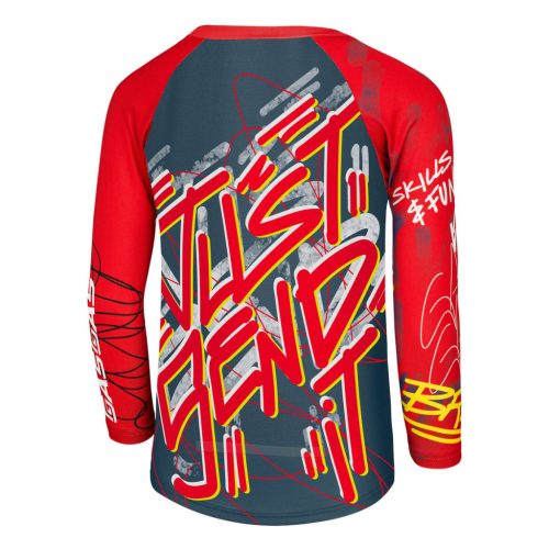KIDS OFFROAD JERSEY BLK/RED