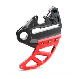 BRAKE CALIPER SUPPORT WITH BRAKE DISC GUARD