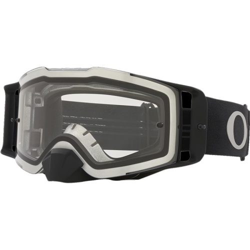 OAKLEY FRONT LINE MX TUFF BLOCKS BLACK GUNMETAL W CLEAR