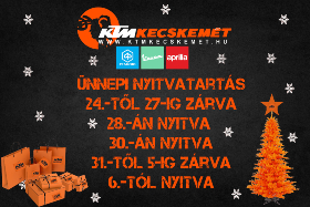  Ünnepi nyitvatartásunk 